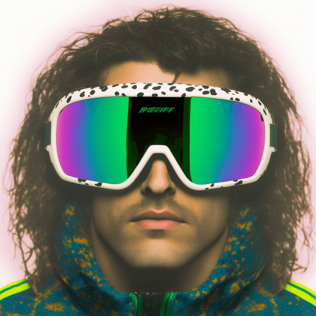 AI generated person with sunglasses